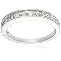 18ct White Gold AMR45850 Ladies 0.15ct Diamond Band Ring