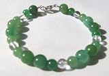 Chakra Balancing Bracelet 4th Chakra Green Aventurine Gemstone Beaded