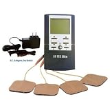 LGMedSupply ELITE TENS and Muscle Stimulator Combo Unit with 4 Electrode Pads LGMedSupply ELITE TENS and Muscle Stimulator Combo Unit with 4 Electrode Pads