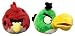 Angry Birds 5 GREEN TOUCAN BOOMERANG BIRD BIG BRO Red Bird Mini Plush with SOUND Set of 2
