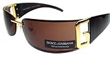 Dolce & Gabbana - Dolce Gabbana 825S H67 BROW/DARKBROWN&GOLDMETAL Designer Sunglasses