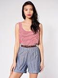 American Apparel Chambray Woven Cuff Short
