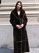 EXCEPTIONAL NEW MAHOGANY MINK FUR COAT sz10 #9730