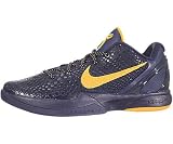 Nike Men's NIKE ZOOM KOBE VI BASKETBALL SHOES 13 (IMPERIAL PURPLE/DEL SOL)