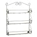 Spectrum Diversified 43778 Scroll Spice Wall Mount Rack, Satin Nickel