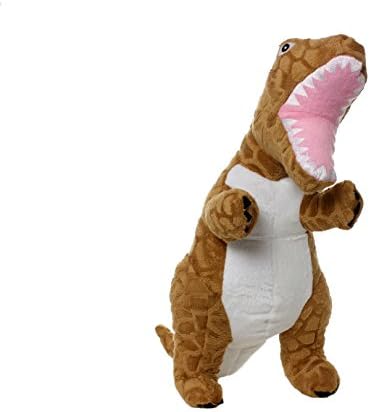 MIGHTY- Dinosaur TRex - Squeaker-Multiple Layers. Made Durable, Strong & Tough. Interactive Play (Tug, Toss & Fetch). Machine Washable & Floats