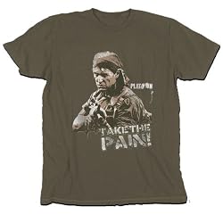 Platoon Take the Pain Army Brown T-shirt Tee