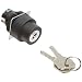 Omron A22K-3MC Key Type Selector, IP65 Oil-Resistant, 3 Notches, Manual Reset Method, Center Key Release Position,