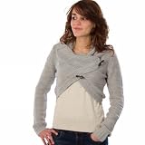 Only Elise Knit Bolero 15062266-ligr Femme Pull Gris Perle