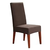 Casual Home Stretch Honeycomb Short Dining Room Chair Cover Oar Brown 41jhOmL 0TL. SL160 Casual Home Stretch Honeycomb Short Dining Room Chair Cover Oar Brown