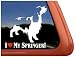 I Love My Springer Spaniel Dog Vinyl Window Decal Dog Sticker