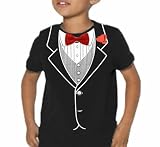 Kids All Occasion Formal Tuxedo T-Shirt (Black) #9