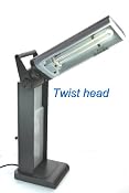 DAYLIGHT FULL SPECTRUM FOLDING CRAFTLIGHT, METALLIC GRAPHITE FINISH THIS IS THE NEW IMPROVED MODEL WITH THE TILT AND TWIST HEAD: Amazon.co.uk: Kitchen & Home