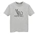 devon rex - Devon Rex - Youth T-Shirt, Light Steel, Medium