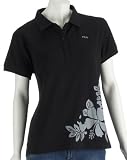 Fila Fennel Floral Print Polo - Black Size L
