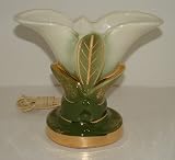 Vintage Ceramic TV Lamp Calla Lily Night Light