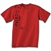 Albert Einstein E=MC2 Equation Adult Red T-shirt Tee Shirt