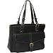 Heritage Leather Top Zip Computer Tote