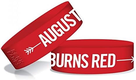 Wristband - August Burns Red - Arrow - RED - ROCK BAND