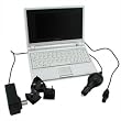 The Continental International AC Charger + Car Charger + Airplane Adapter for ASUS Eee PC Series