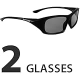 Passive 3D Glasses for Movie Theaters, TVs & Projectors (Slim by Quantum 3D)