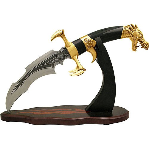 Dragon Claw Fantasy Dagger Gold by Tom Anderson