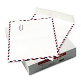 QUALITY PARK PRODUCTS / Dupont tyvek airmail envelopes, white, red & blue border, 100/box, 10 x 13 / QUAR1600 / Sold as 1 Box / Mfr Part # R1600 \*/ Dupont tyvek airmail envelopes, white, red & blue b