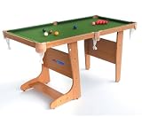 BCE 'Rock Solid' 6ft Folding Leg Snooker & Pool Table - ST20-6D