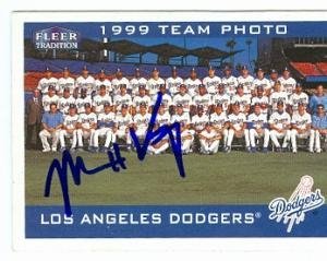 Matt Kemp Autographed/Hand Signed baseball card (Los Angeles Dodgers) 1999 Team Card Fleer tradition