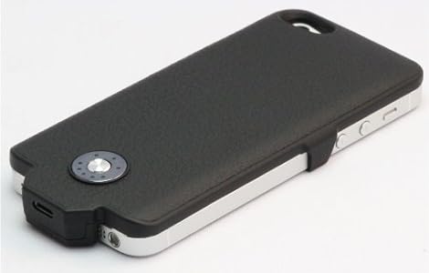 【HAIKAU】 iPhone 5 超軽量 ケース一体型バッテリー 大容量2500mAh ブラック 日本語取扱説明書付 Backup Power supply for iPhone5 Black