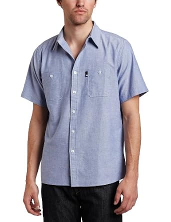 美国男装代购衬衫C1rca Young Men's Tucson Short Sleeve Oxford Shirt