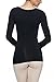 Khaya Women's Basic Long-Sleeve Bodysuit Seamless Body Shaper Top