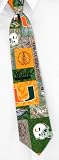 Miami Collage by NCAA multicolor silk ties