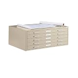 Mayline Five Drawer Flat File Cabinet 43"W