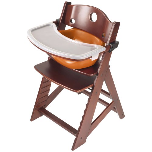 Imagen 6 de Keekaroo sillita adaptable con bandeja, Mahogany con Calabaza