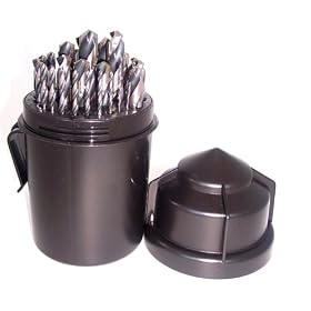 Champion TWISTER-US5-29 Contractor Series HSS GP Jobber Drill Bit Set-118 Deg. Black Oxide... by Champion Tools