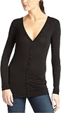 Kensie Women's Light Weight Cardigan,Black,Medium