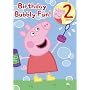 Peppa Pig - Age 2 Birthday Card With Badge - 2nd
