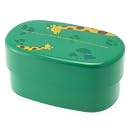 Kotobuki 2-Tiered Bento Box Green/Yellow Giraffe