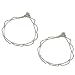 Womens Summer Fashion Ankle Bracelets Pair Handmade Foot Jewelry 10.25 inches (sanklt118)