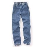 Wrangler® Relaxed Fit Gold Buckle Stonewash by Wrangler