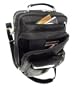 Deluxe Men's Bag - Leather - Black (Black) (10.5" x 12" x 8")