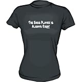 Buy The BASS PLAYER Is Always Right Women's tee Shirt in 6 Colors Small thru XL by 99 VOLTS