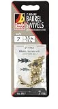 South Bend Fishing Lures Brass Barrel Swivels Size 7