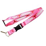 Texas Longhorns Clip Lanyard Keychain