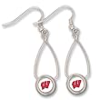 University of Wisconsin French Loop Earrings NCAA