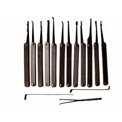 Picklock24 Vollmetall-Dietrich-Set (12 Picks)