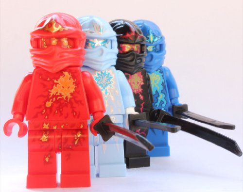 LEGO Ninjago - 4 NRG Ninjas - Kai, Cole, Jay & Zane