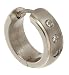Single Titanium Cubic Zirconia Hinged Hoop Earring