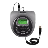 Coiled Power Hot Sync and Charge USB Data Cable w/ Tip Exchange for the Creative NOMAD Jukebox 2/3 - Gomadic Brand